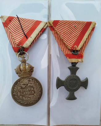 medaglie austriache WWI K.U.K.