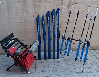 Canne da pesca trota lago set completo