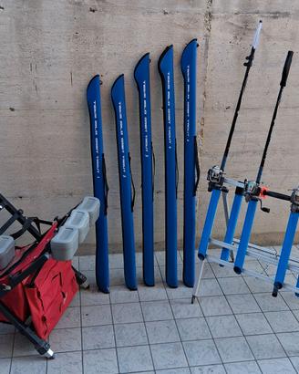 Canne da pesca trota lago set completo