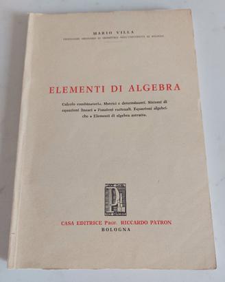 ELEENTI DI ALGEBRA