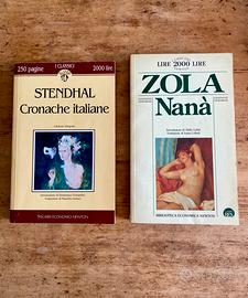 Ed.Newton Nanà  E. Zola Cronache Italiane Stendhal