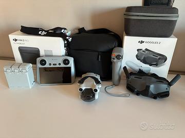 Dji mini 3 pro + Dji Goggles 2 + Dji motion contr