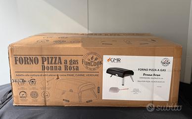 Forno pizza a gas donna rosa