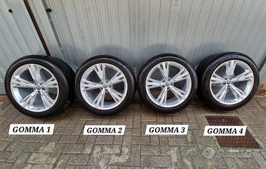 SET COMPLETO CERCHI AUDI Q8 21" + PNEUMATICI M+S