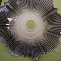 Lampadario vetro grigio fume'