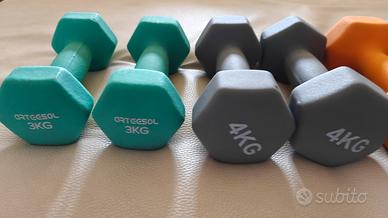 Pesetti da 3 kg 4 kg 5 kg con presa antiscivolo