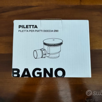 Piletta di scarico piatti doccia diam.90mm nuova