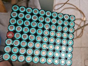 lotto batteria litio 18650 2600mAh