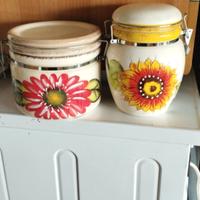 vasetti ,biscottiera 