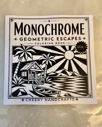 Libro da colorare guidato Monochrome – Nuovo