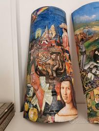 Tegole decorate a mano