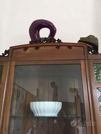 Cristalliera Mobile Art Decó Nouveau inizio 900