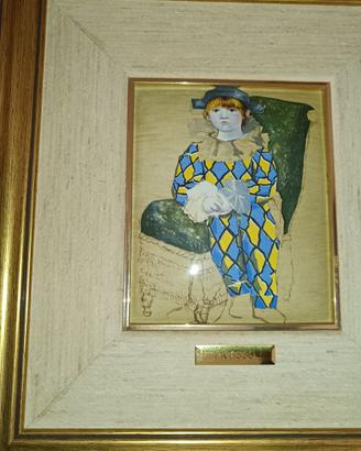 Picasso- Paolo come Arlecchino