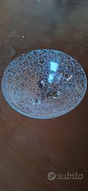 ciotola in vetro con pedini 