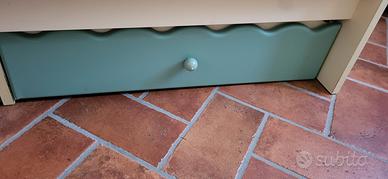 letto e cassettiera due posti