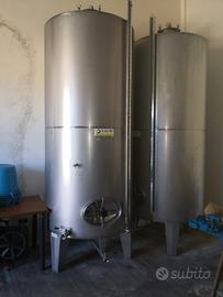 Cisterne in Acciaio Inox per uso alimentare