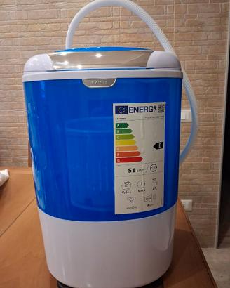 COSTWAY Mini Lavatrice Semi Automatica con Centrif