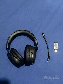 Cuffie gaming wireless con microfono e USB