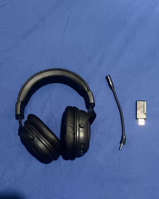 Cuffie gaming wireless con microfono e USB