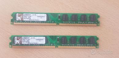 2Ram Kingston-KVR800D2N6-2G-DDR2-2Rx8-PC2-6400-2GB