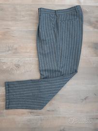 Pantalone Royal Row gessato 100%lana tg 48