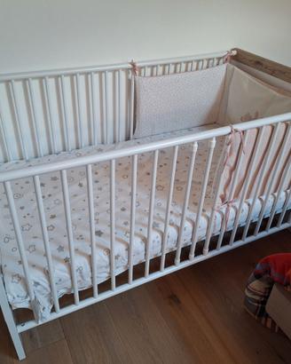 Lettino e culla in legno Hilja