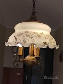 LAMPADARIO IN VETRO