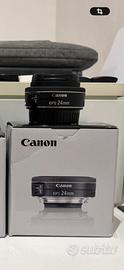 Canon EF-S 24mm f2.8 STM Pancake + paraluce