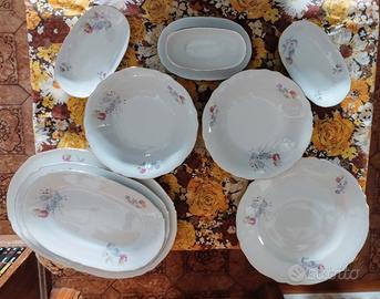 Richard Ginori set 9 vassoi da portata porcellana 