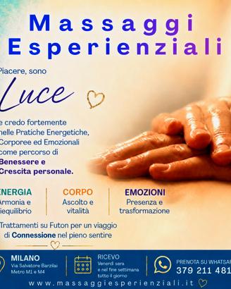 Massaggi Esperienziali