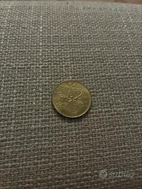 Moneta 200 lire centenario 1897 1997 lega navale