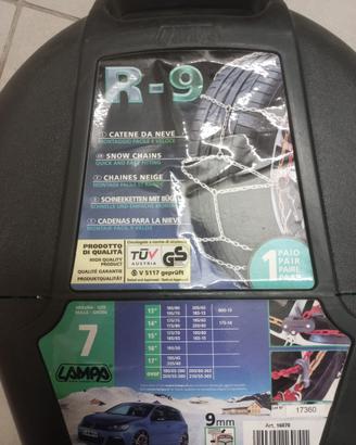 Catene da neve LAMPA R-9 – Gruppo 7 (9 mm) NUOVE