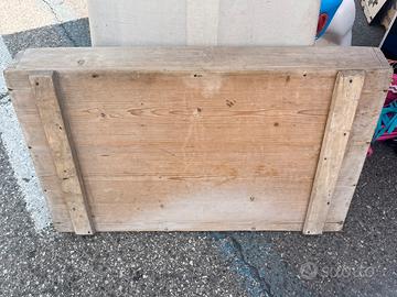 Antica tavola lava panni vintage