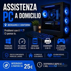Assistenza PC a domicilio - Bergamo