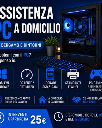 Assistenza PC a domicilio - Bergamo