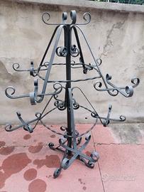 Portavasi in ferro battuto 9 posti