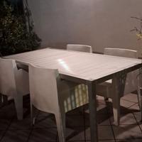 tavolo della DRIADE con poltroncine  Toy driade