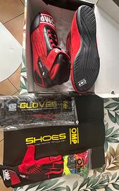 Kit kart OMP: scarpe tg.40 + guanti S mai  usati