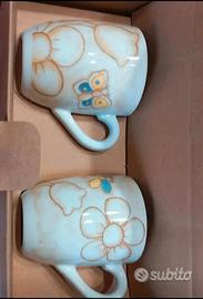 4 tazze mug thun + gattino thun 