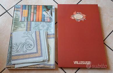 Vallesusa Tovaglia Rettangolare vintage nuova