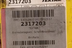 PASTICCHE  FRENO TEXTAR PER RENAULT