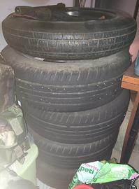 Gomme estive con cerchi in lega + ruotino