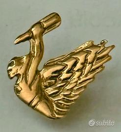 SPILLA PIN AEREONAUTICA MILITARE 8'STORMO ORO 18K