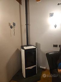 stufa a pellet exstraflame duchessa idro 13 kw