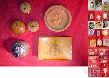 Set in onice ocra, vintage anni 60/70 ed altri