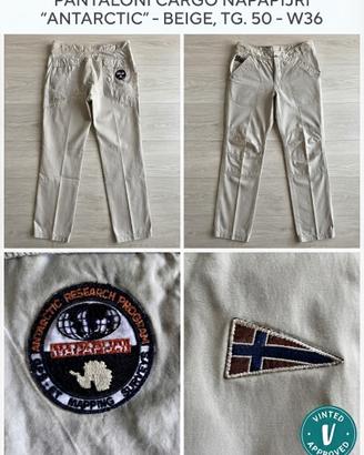 Pantaloni uomo cargo Napapijri Antartic Beige tg50