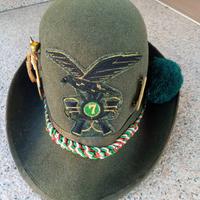 cappello alpino original 7 reggimento artiglieria 