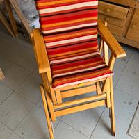 Seggiolone in legno Foppa Pedretti