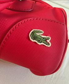 Lacoste borsa bauletto rossa