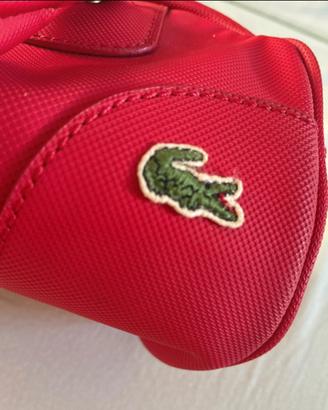 Lacoste borsa bauletto rossa